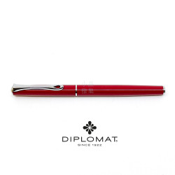 德國 DIPLOMAT 迪波曼 Traveller 鋼筆(紅桿銀夾) 德國 DIPLOMAT 迪波曼 Traveller 鋼筆(紅桿銀夾)