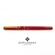 德國 DIPLOMAT 迪波曼 Traveller 鋼筆(紅桿金夾) 德國 DIPLOMAT 迪波曼 Traveller 鋼筆(紅桿金夾)