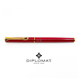 德國 DIPLOMAT 迪波曼 Traveller 鋼筆(紅桿金夾) 德國 DIPLOMAT 迪波曼 Traveller 鋼筆(紅桿金夾)