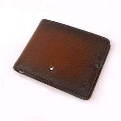 特價優惠 德國 MONTBLANC 大師傑作 雙層 4卡 深棕色 霧面漸層 真皮 皮夾 附鈔票夾 (118352) 特價優惠 德國 MONTBLANC 大師傑作 雙層 4卡 深棕色 霧面漸層 真皮 皮夾 附鈔票夾 (118352)