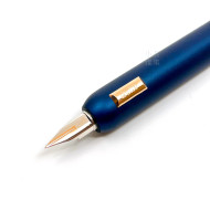 德國 Lamy dialog cc 焦點系列  14K金 鋼筆(玫瑰金霧藍款)  德國 Lamy dialog cc 焦點系列  14K金 鋼筆(玫瑰金霧藍款)