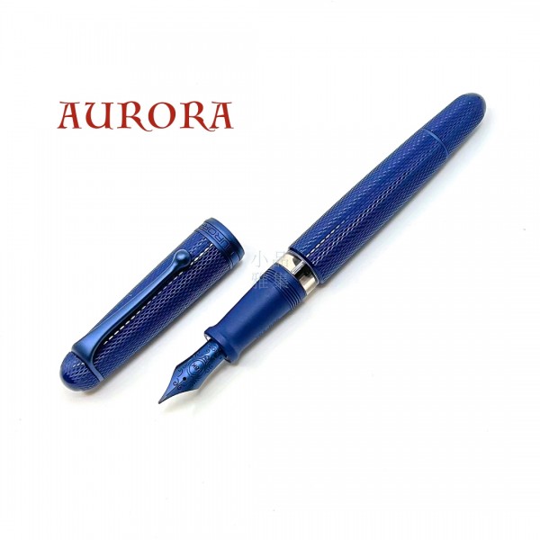 義大利 Aurora 888 Blue Mamba 藍色曼巴 全球限量888支 18K 活塞鋼筆