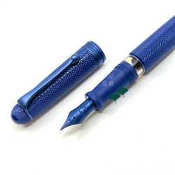 義大利 Aurora 888 Blue Mamba 藍色曼巴 全球限量888支 18K 活塞鋼筆 義大利 Aurora 888 Blue Mamba 藍色曼巴 全球限量888支 18K 活塞鋼筆