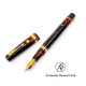 義大利 ASC Bologna Extra 波隆那 埃及系列 Tutankhamun 圖坦卡門 氣壓上墨 14K彈性尖鋼筆