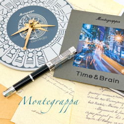 義大利 Montegrappa 萬特佳  Time & Brain 時間知覺 限量 18K鋼筆 義大利 Montegrappa 萬特佳  Time & Brain 時間知覺 限量 18K鋼筆