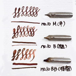 義大利 Bortoletti 沾水筆 筆尖 (10號平尖) 三種粗細 義大利 Bortoletti 沾水筆 筆尖 (10號平尖) 三種粗細