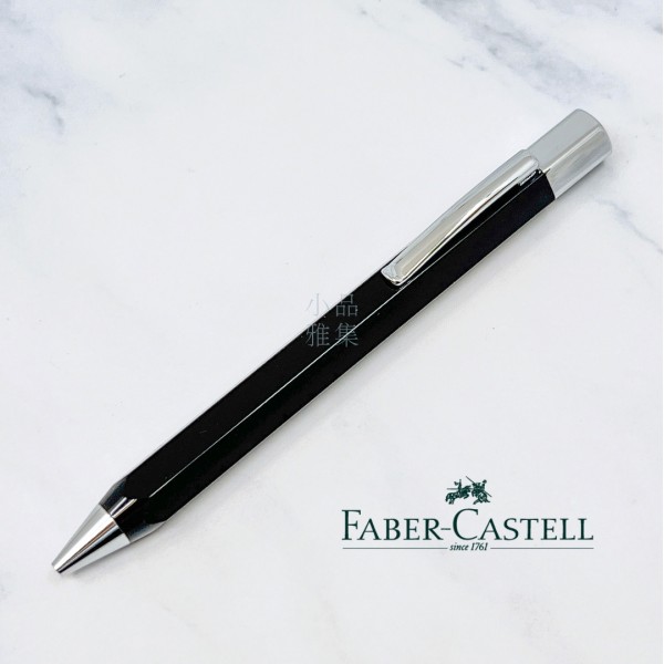 德國 Faber-Castell 輝柏 ONDORO系列 六角 亮面黑色 原子筆（147500）
