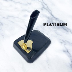 日本 PLATINUM 白金 單孔桌上型筆座