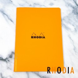 法國 RHODIA 橘色  14.8x21cm 方格筆記本