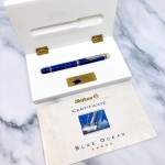 德國 Pelikan 百利金 m800 1993年 Blue ocean 藍色海洋 18K金 鋼筆