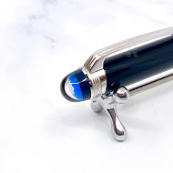 德國 Montblanc 萬寶龍 Starwalker 漂浮 藍色星球 Resin 黑桿 原子筆 德國 Montblanc 萬寶龍 Starwalker 漂浮 藍色星球 Resin 黑桿 原子筆
