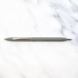 = 庫存新品 = CROSS 高仕 CENTURY 水泥灰霧面 銀夾  原子筆 = 庫存新品 = CROSS 高仕 CENTURY 水泥灰霧面 銀夾  原子筆