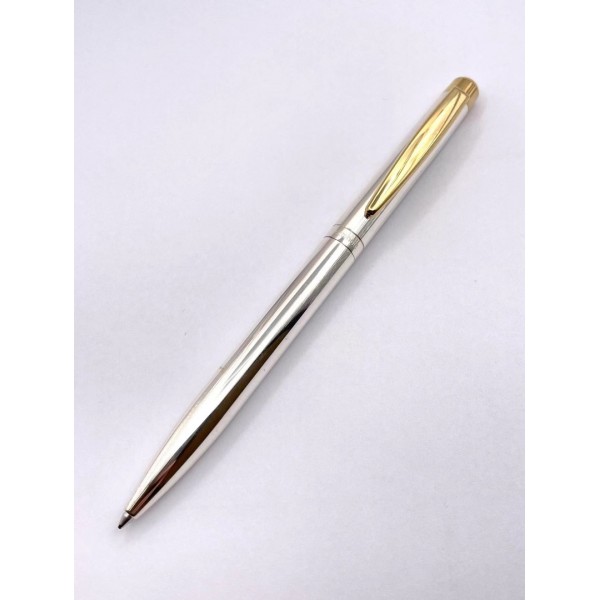 德國 OTTO HUTT 奧托赫特 經典款 | Design02 銀鍍金雙色 925純銀 原子筆