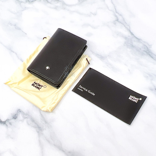 德國 Montblanc 萬寶龍 真皮 名片夾(7167)(夾層較厚)