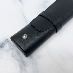 德國 MONTBLANC 萬寶龍 4810 Westside 兩支裝 水波紋 真皮筆套 德國 MONTBLANC 萬寶龍 4810 Westside 兩支裝 水波紋 真皮筆套