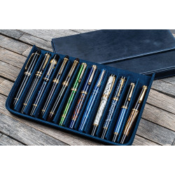 土耳其 Galen Leather 蓋倫皮革 12支裝 硬質可分離 筆盒(瘋馬海軍藍) 土耳其 Galen Leather 蓋倫皮革 12支裝 硬質可分離 筆盒(瘋馬海軍藍)