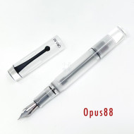 臺灣 OPUS 88 製筆精基 KOLORO DEMO 正統滴入式 透明示範鋼筆(特製彈性尖款) 臺灣 OPUS 88 製筆精基 KOLORO DEMO 正統滴入式 透明示範鋼筆(特製彈性尖款)