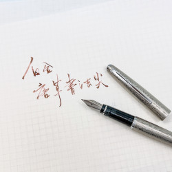 日本 Platinum 白金 PTA-500 不鏽鋼唐草 書法尖