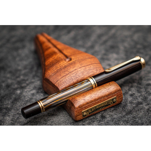 土耳其 Galen Leather 蓋倫皮革 筆尖型 木製筆擱（桃花心木）