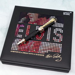 MONTBLANC 萬寶龍名人系列 貓王 艾維斯-普里斯萊「貓王」14K金 鋼筆  OBB 尖 MONTBLANC 萬寶龍名人系列 貓王 艾維斯-普里斯萊「貓王」14K金 鋼筆  OBB 尖