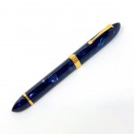 義大利 ASC  TRIANGOLO BLUE LA ROYALE 三角系列 氣壓上墨 14K金 鋼筆（皇家藍-金夾）
