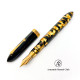 義大利 ASC TRIANGOLO BLACK LUCENS 三角系列 氣壓上墨 14K金 鋼筆(黑盧森斯)