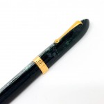  義大利 ASC  TRIANGOLO ARCO VERDE 三角系列 氣壓上墨 14K金 鋼筆（綠色木紋-現貨銀夾）