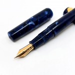  義大利 ASC Bologna Extra  波隆那 Minimalist 極簡系列 氣壓上墨 14K金 鋼筆（皇家藍）