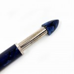  義大利 ASC  TRIANGOLO BLUE LA ROYALE 三角系列 氣壓上墨 14K金 鋼筆（皇家藍-銀夾）