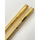 =庫存新品=  已絕版  Dunhill 登喜路 金桿 14K金筆尖鋼筆/原子筆 一對