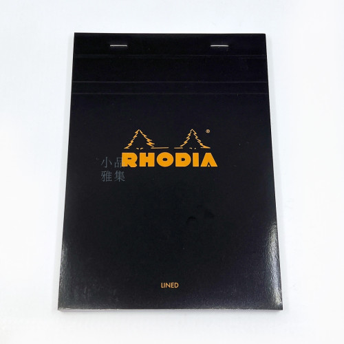 法國 RHODIA N°16 黑色上翻筆記本 148mmx210mm A5 橫線內頁(166009)