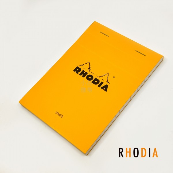法國 RHODIA N°13 橘色上翻筆記本 105mmx148mm 橫線內頁（13600）