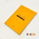 法國 RHODIA N°13 橘色上翻筆記本 105mmx148mm 橫線內頁(13600)