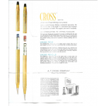 ☆9成新☆ CROSS 包14K金桿  0.5 mm 自動鉛筆 美國製 