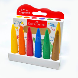 德國 Faber-Castell 輝柏 學齡子彈可擦拭蠟筆 6色 (122606) 德國 Faber-Castell 輝柏 學齡子彈可擦拭蠟筆 6色 (122606)