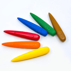 德國 Faber-Castell 輝柏 學齡子彈可擦拭蠟筆 6色 (122606) 德國 Faber-Castell 輝柏 學齡子彈可擦拭蠟筆 6色 (122606)