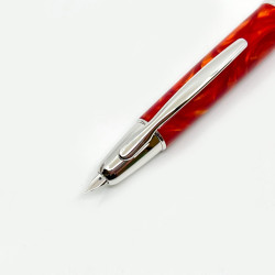 日本 PILOT 百樂 Capless SE 18K 大理石紋 鋼筆 (橘紅) 日本 PILOT 百樂 Capless SE 18K 大理石紋 鋼筆 (橘紅)