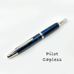 日本 PILOT 百樂 Capless SE 18K 大理石紋 鋼筆 (深藍) 日本 PILOT 百樂 Capless SE 18K 大理石紋 鋼筆 (深藍)