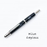 日本 PILOT 百樂 Capless SE 18K 大理石紋 鋼筆 （煙黑）