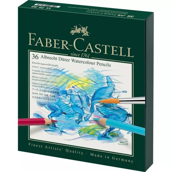 德國 Faber-Castell 輝柏 專家級36色 水性色鉛筆 精裝盒（117538）