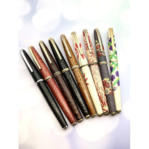 ☆中古品 ☆ 日本 經典特色 本革 鋼筆  （9色可選）