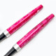 = 庫新品 = 法國 Waterman 傲蝶系列 鋼筆/原子筆 對筆（桃紅圖騰）