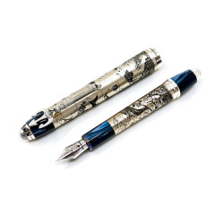 義大利 Montegrappa 萬特佳 摩納哥親王阿爾貝二世基金會 限量300支 18K鋼筆 義大利 Montegrappa 萬特佳 摩納哥親王阿爾貝二世基金會 限量300支 18K鋼筆
