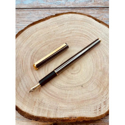 ☆9成新☆ 德國製Dunhill 登喜路 鍍釕金  14K尖鋼筆  2150