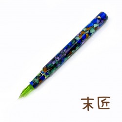 末匠  MAJOHN  N8 玻璃尖沾水筆/鋼筆 兩用筆 （五彩綠） 