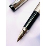 ⭐ 庫存新品 ⭐PLATINUM 白金 PSJ-7000 已絕版 不銹鋼桿 18K WG尖 70年代尾 鋼筆