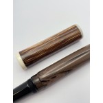 臺灣 尚羽堂 手作系列 金絲竹筆蓋硬橡膠桿鋼筆