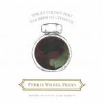 加拿大 Ferris Wheel Press 摩天輪墨水 38ml 餅乾瓶 美好舊日系列(Spruce County Post 雲杉郵票)