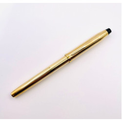 =全新 = CROSS 高仕 CENTURY II 包10K金 鋼筆 18k尖(附綠盒)  =全新 = CROSS 高仕 CENTURY II 包10K金 鋼筆 18k尖(附綠盒)