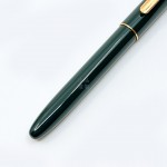 小品雅集特製款 暗綠漆金夾  書法尖 鋼筆